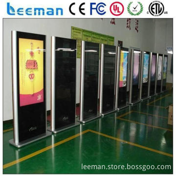 hd lcd digital media monitor Leeman P8 SMD floor standing lcd advertising display